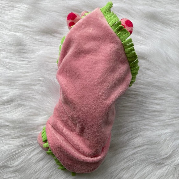 Fiesta Baby Giraffe Stuffed Animal 8" Pink Green Baby Blanket Lovey Kids Cuddle - Picture 3 of 6
